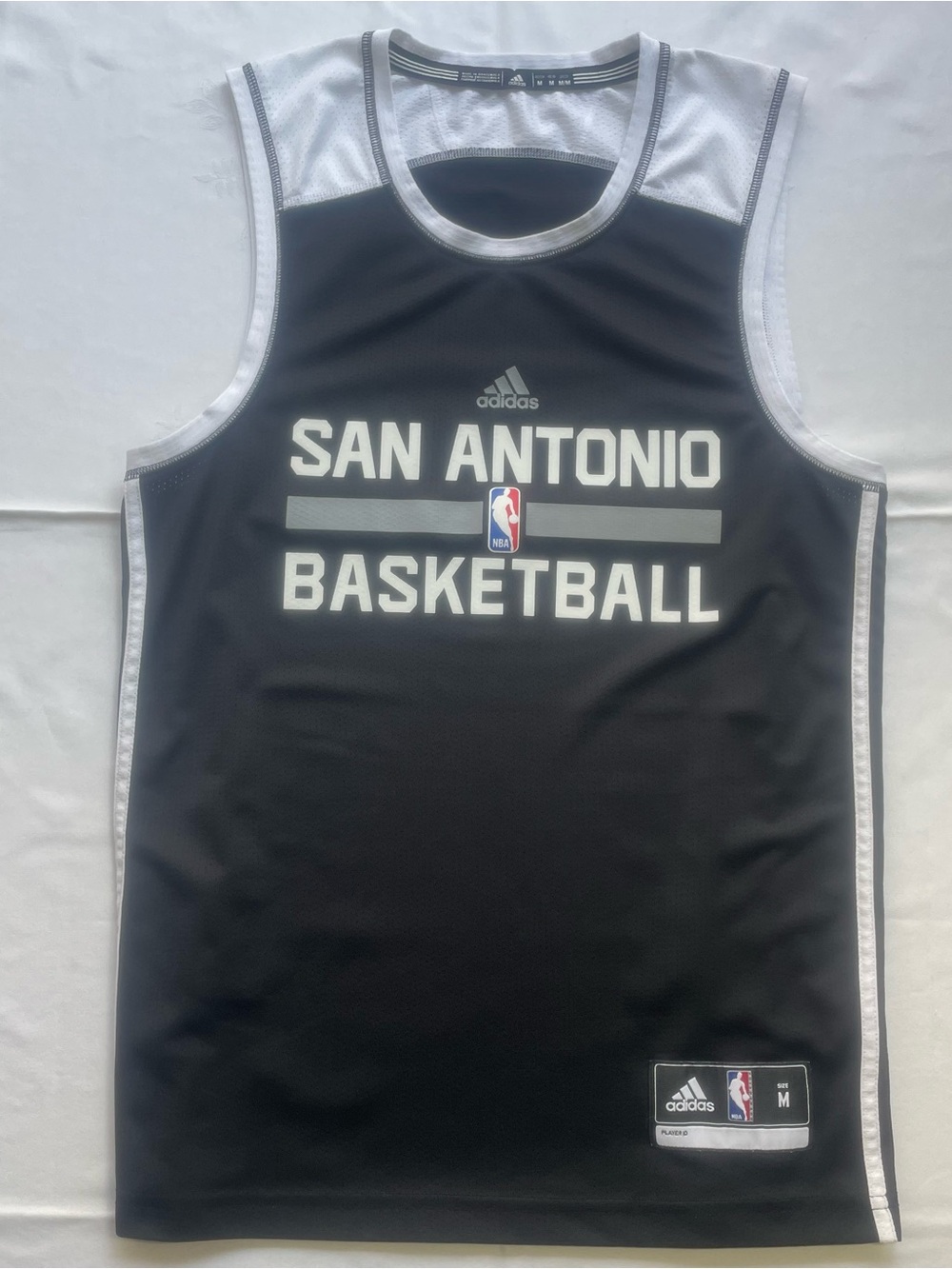 Adidas NBA San Antonio Spurs Practice Basketball Jersey Tank Top Men's Medium